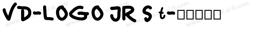VD-LOGO JR St字体转换